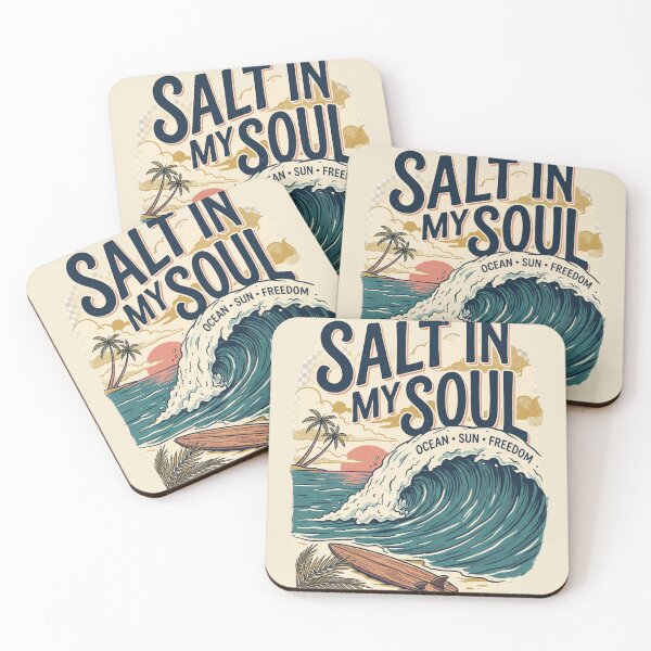 Item preview, Salt In My Soul Vintage Surf designed and sold by Origamoart.