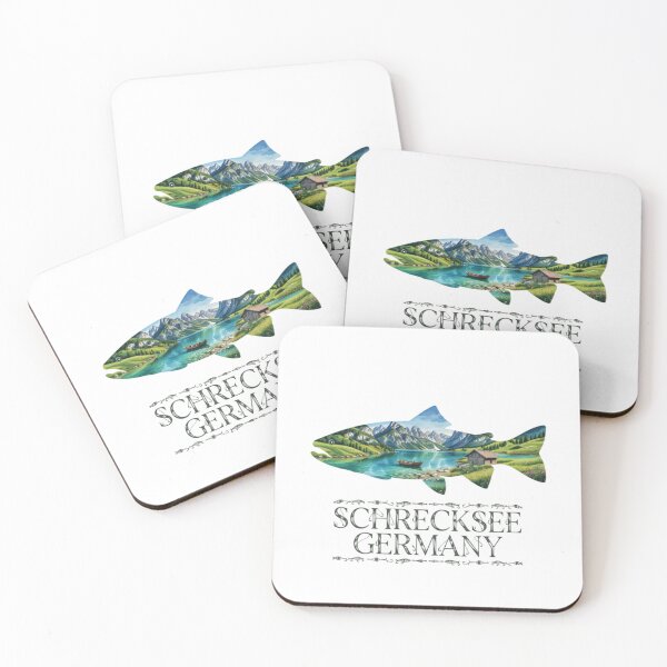Item preview, Schrecksee Germany Fishing Sticker designed and sold by Imaginarium of Chaos falcon88 .