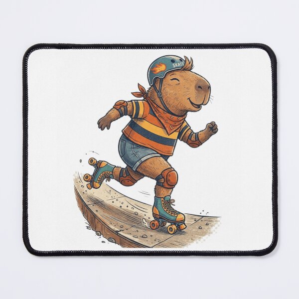 Item preview, Cute Capybara Character Illustration designed and sold by สุธรรมาท ทองกร.