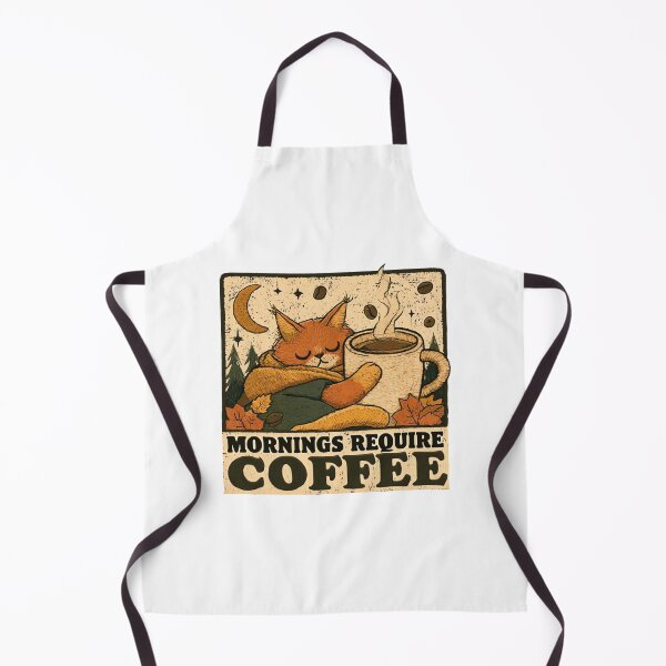 Item preview, Sleepy Cat Vintage Coffee Lover Retro Design designed and sold by urbinet.