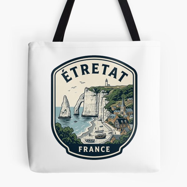 Item preview, Vintage Etretat France Cliffs Travel Badge designed and sold by k3rstman1.