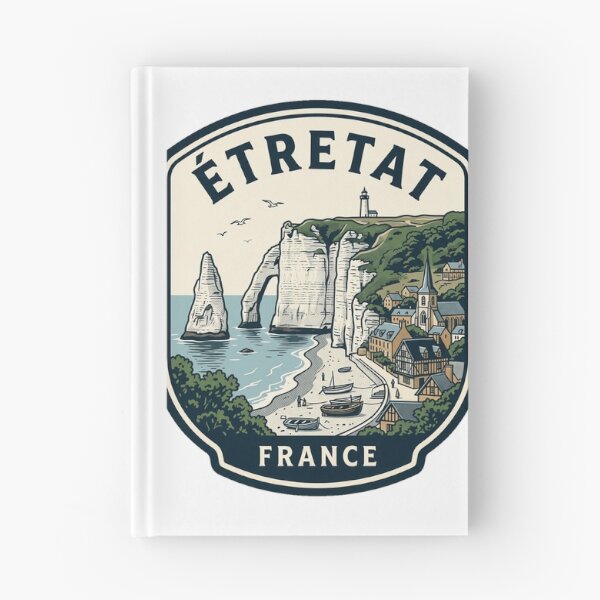 Item preview, Vintage Etretat France Cliffs Travel Badge designed and sold by k3rstman1.