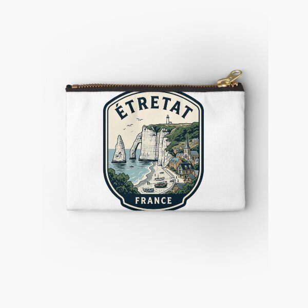 Item preview, Vintage Etretat France Cliffs Travel Badge designed and sold by k3rstman1.