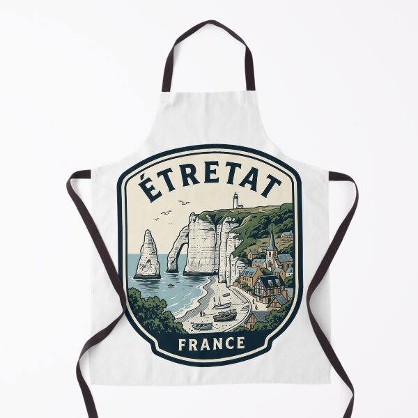 Item preview, Vintage Etretat France Cliffs Travel Badge designed and sold by k3rstman1.