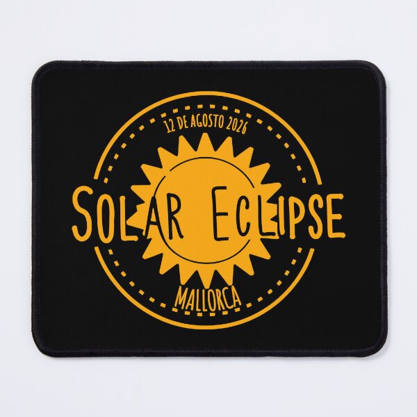 Item preview, Mallorca Spain 2026 august 12 Solar Eclipse orange color design designed and sold by EmeraldeaArt.