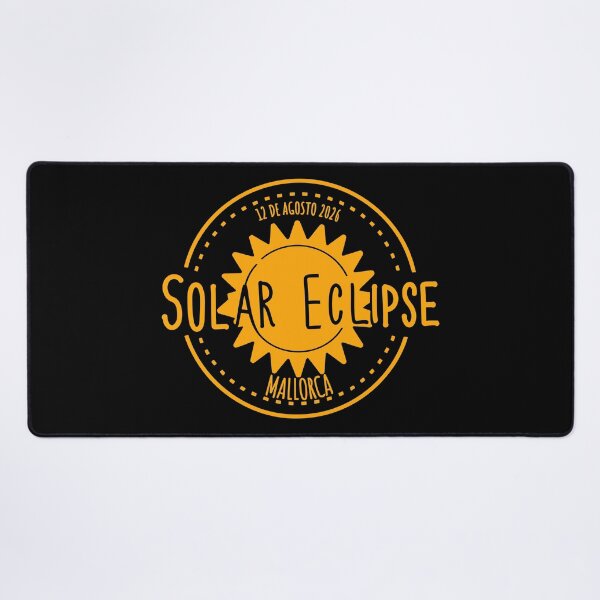 Item preview, Mallorca Spain 2026 august 12 Solar Eclipse orange color design designed and sold by EmeraldeaArt.