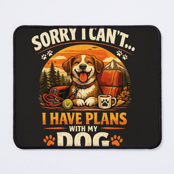 Item preview, Funny Dog Camping Shirt, Sorry I Can’t I Have Plans With My Dog T-Shirt, Dog Lover Gift, Camping Dog Tee, Outdoor Pet Lover Shirt designed and sold by youssef21.