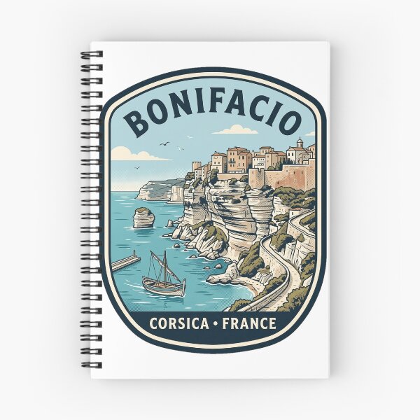Item preview, Bonifacio Corsica France Vintage Travel Poster designed and sold by k3rstman1.