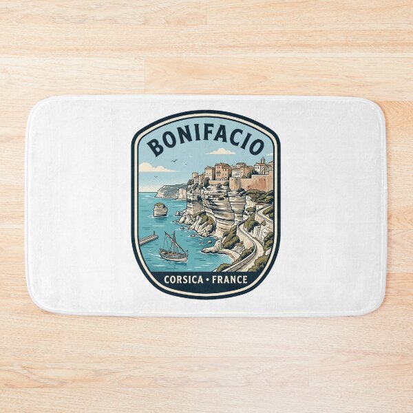Item preview, Bonifacio Corsica France Vintage Travel Poster designed and sold by k3rstman1.