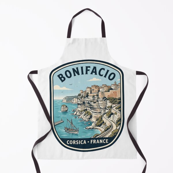 Item preview, Bonifacio Corsica France Vintage Travel Poster designed and sold by k3rstman1.