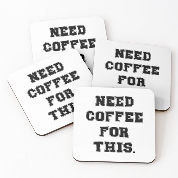 Item preview, Text Typography Need coffee for this. Coffee Dependency Humor designed and sold by TypeboldStudio.
