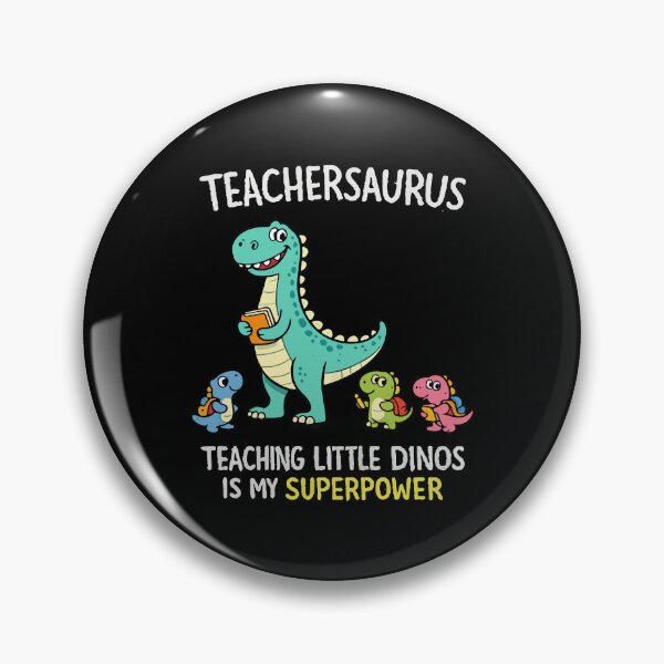 Item preview, Teachersaurus teacher humor with little dinosaurs designed and sold by HandicraftArt.
