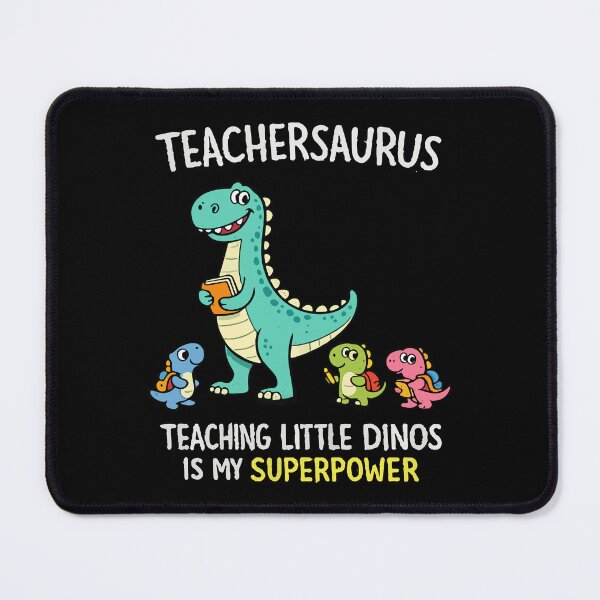 Item preview, Teachersaurus teacher humor with little dinosaurs designed and sold by HandicraftArt.