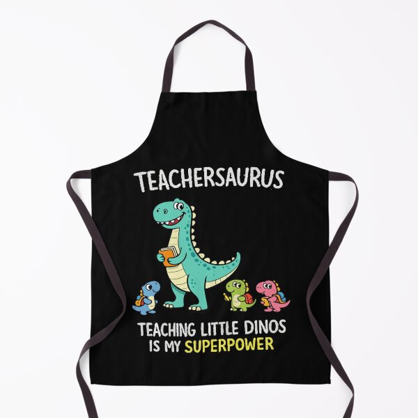 Item preview, Teachersaurus teacher humor with little dinosaurs designed and sold by HandicraftArt.