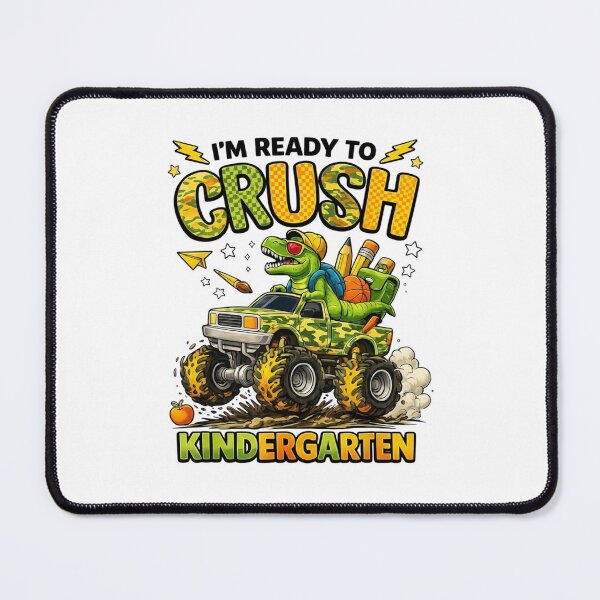 Item preview, I'm Ready to Crush Kindergarten First Day of Boys Dinosaur T-Shirt designed and sold by ChockletBoy.
