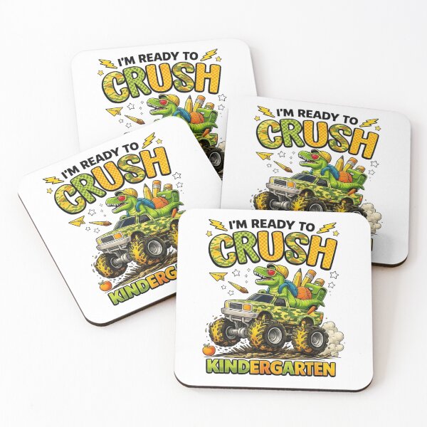 Item preview, I'm Ready to Crush Kindergarten First Day of Boys Dinosaur T-Shirt designed and sold by ChockletBoy.