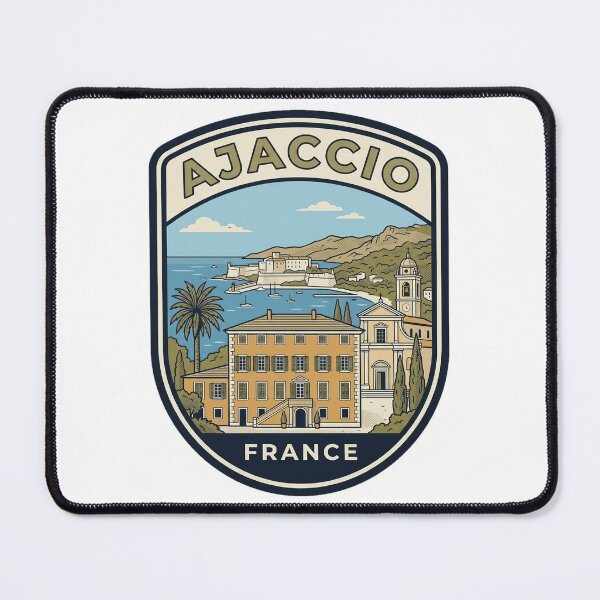 Item preview, Ajaccio Corsica France Vintage Travel Badge designed and sold by k3rstman1.