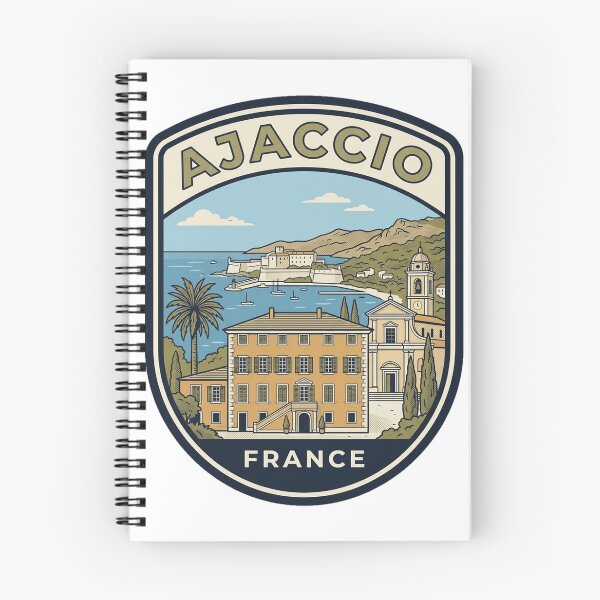 Item preview, Ajaccio Corsica France Vintage Travel Badge designed and sold by k3rstman1.