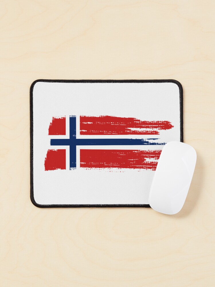Thumbnail 1 of 5, Mouse Pad, Norway flag designed and sold by AMCreatix.