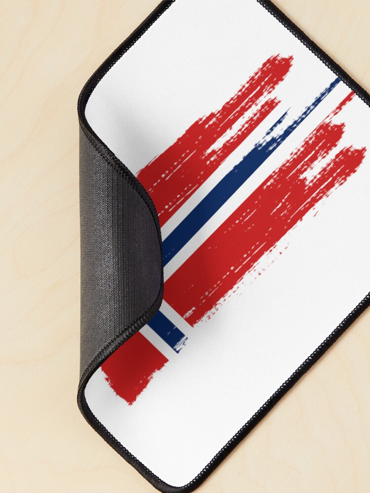 Thumbnail 2 of 5, Mouse Pad, Norway flag designed and sold by AMCreatix.