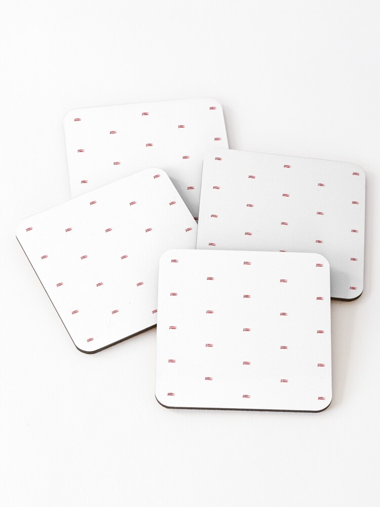 Thumbnail 1 of 5, Coasters (Set of 4), Norway flag designed and sold by AMCreatix.