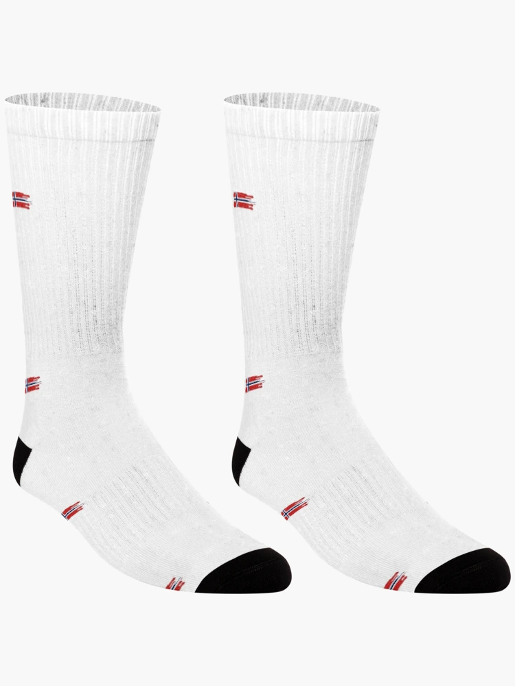 Thumbnail 3 of 5, Socks, Norway flag designed and sold by AMCreatix.
