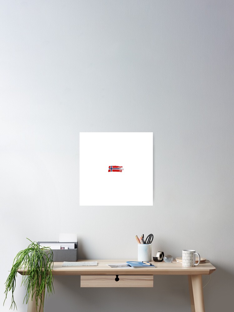 Thumbnail 2 of 3, Poster, Norway flag designed and sold by AMCreatix.