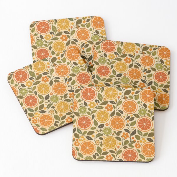 Item preview, Mod Citrus Harvest Retro 70s Seamless Pattern designed and sold by Golden Era Studio.
