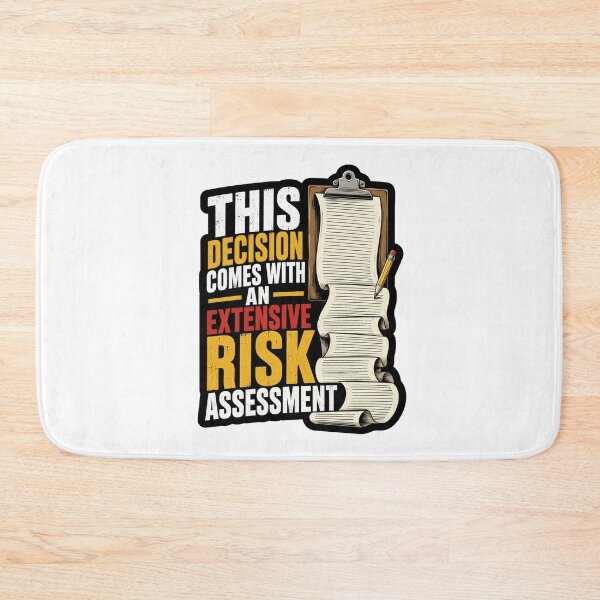 Item preview, This Decision Comes With An Extensive Risk Assessment Business Humor designed and sold by ColeLaniTrading.