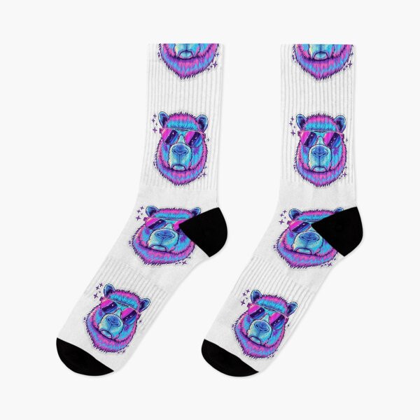 Item preview, Vaporwave Capybara | Holographic Neon Synthwave Cute Retro 80s Animal designed and sold by virtuallubid.