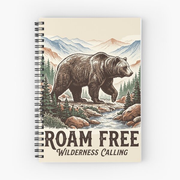 Item preview, Roam Free Wilderness Bear designed and sold by Origamoart.