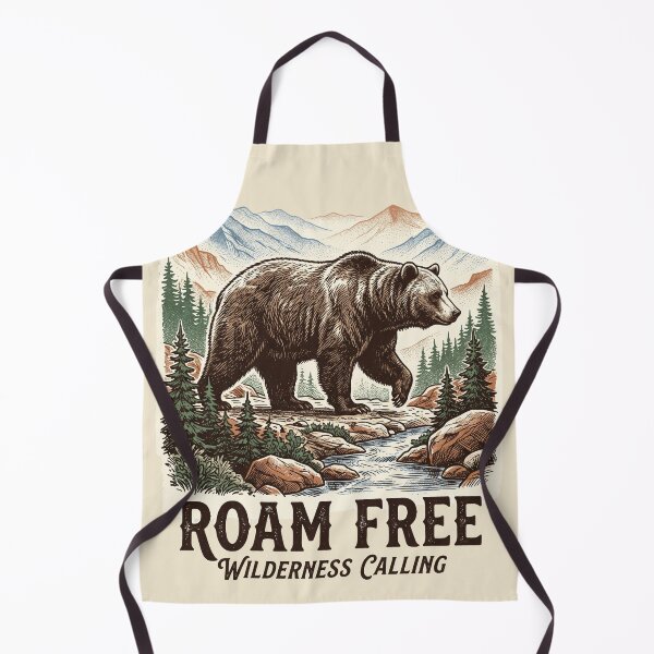 Item preview, Roam Free Wilderness Bear designed and sold by Origamoart.