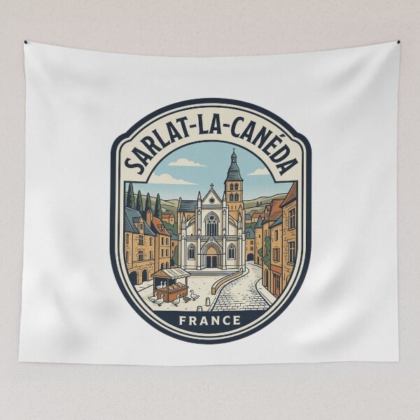 Item preview, Vintage Sarlat la Caneda France Travel Badge designed and sold by k3rstman1.