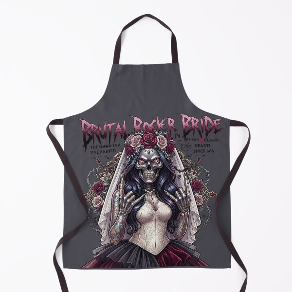 Item preview, Brutal Rocker Bride Skeleton Wreath designed and sold by Voodoo Store Paranormal Collections.