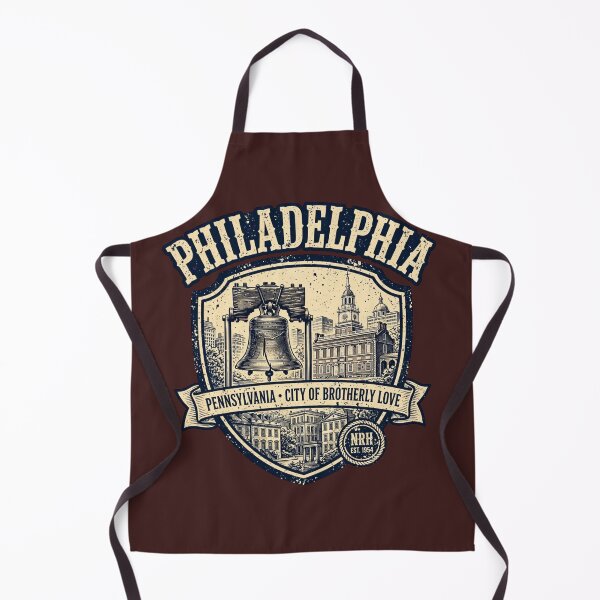 Item preview, Retro plaque Philadelphia Pennsylvania City of Brotherly Love designed and sold by Normandy Road Heritage.