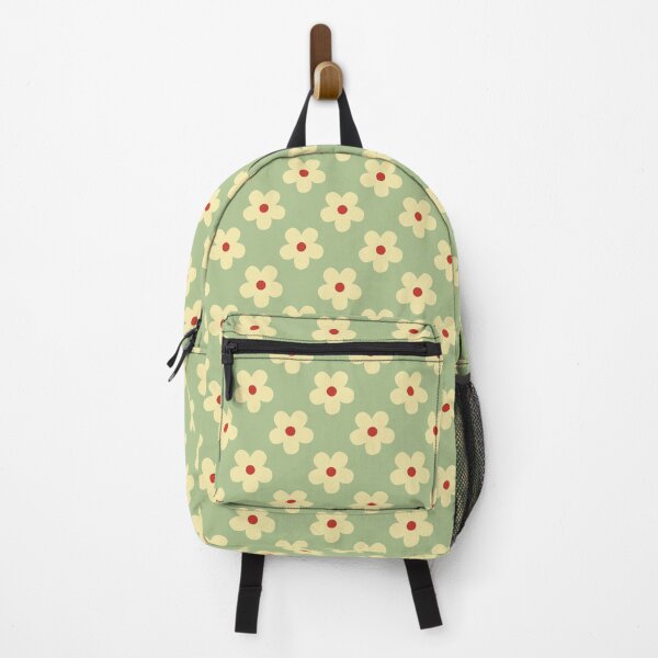 Item preview, Sage Green Retro Floral Pattern | Vintage Green and Cream Flowers | Cottagecore Botanical Pattern | Preppy Matcha and Banana Cream Daisies | Soft Sage and Cream Daisy Floral Pattern designed and sold by VivaFy.
