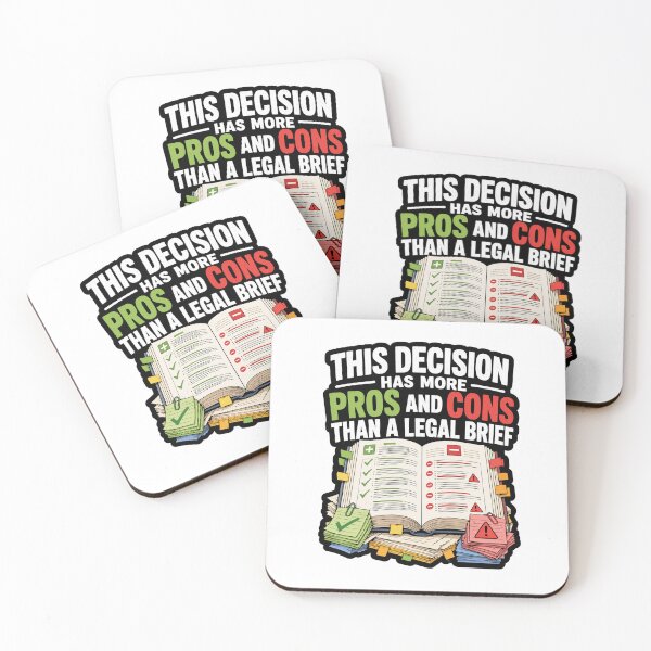 Item preview, This Decision Has More Pros And Cons Than A Legal Brief designed and sold by ColeLaniTrading.