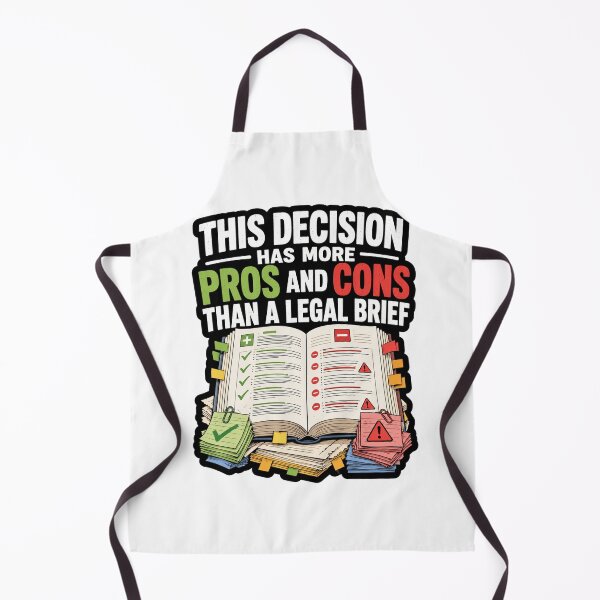 Item preview, This Decision Has More Pros And Cons Than A Legal Brief designed and sold by ColeLaniTrading.