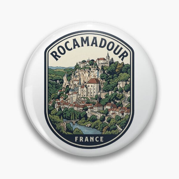 Item preview, Rocamadour France Vintage Travel Badge designed and sold by k3rstman1.