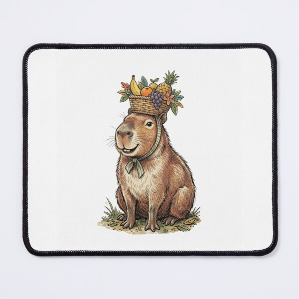 Item preview, Cute Capybara Character Illustration designed and sold by สุธรรมาท ทองกร.