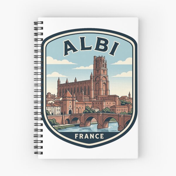 Item preview, Albi France Vintage Travel Poster Sainte Cecile designed and sold by k3rstman1.