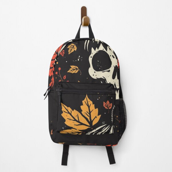 Item preview, Gothic Autumn Pumpkin Skull Fall Foliage designed and sold by ERODED SELF.