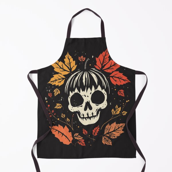 Item preview, Gothic Autumn Pumpkin Skull Fall Foliage designed and sold by ERODED SELF.