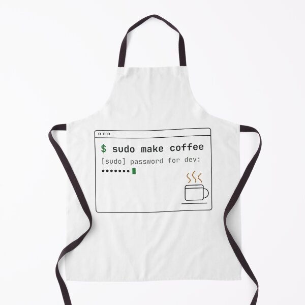 Item preview, Sudo Make Coffee — Funny Linux Terminal Command Programmer designed and sold by abdoali102.