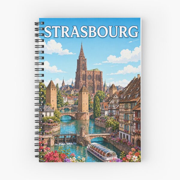 Item preview, Strasbourg, between canals and half-timbered houses designed and sold by Pixel Otaku Gallery.