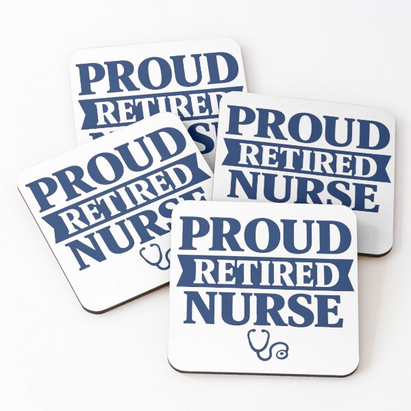 Item preview, Proud Retired Nurse Stethoscop designed and sold by Haque Designs.