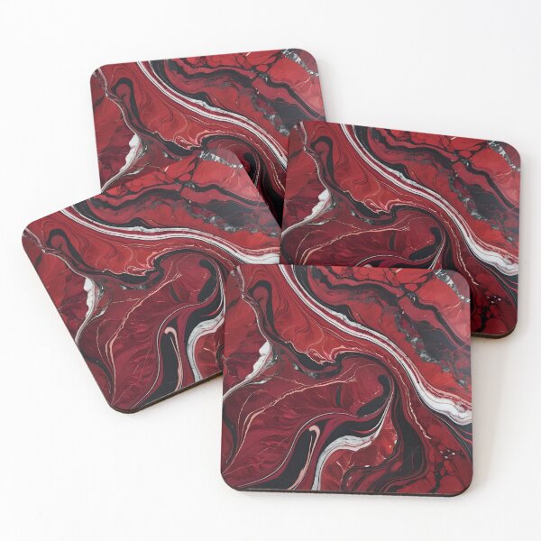 Item preview, Deep Crimson Flowing Marble Texture Pattern. designed and sold by MissYouONLY.