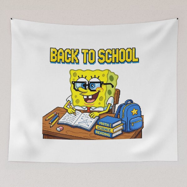 Item preview, Bikini Bottom Student Pixel Art designed and sold by teamzeta.