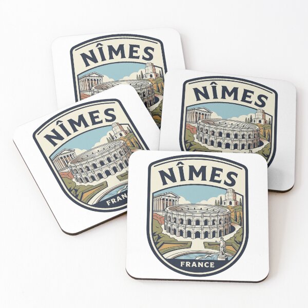 Item preview, Vintage Nimes France Roman Arena Travel Badge designed and sold by k3rstman1.