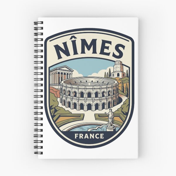 Item preview, Vintage Nimes France Roman Arena Travel Badge designed and sold by k3rstman1.